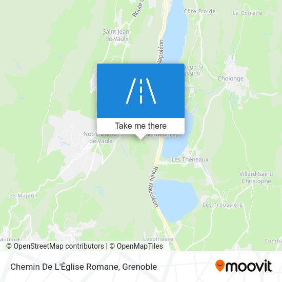 Chemin De L'Église Romane map