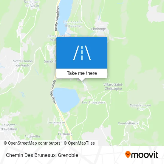 Chemin Des Bruneaux map