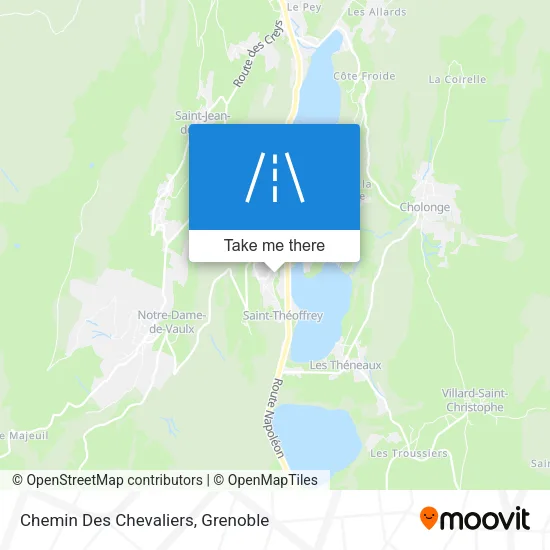 Chemin Des Chevaliers map