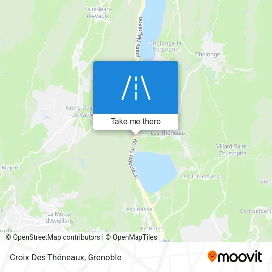Croix Des Théneaux map