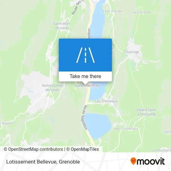 Lotissement Bellevue map