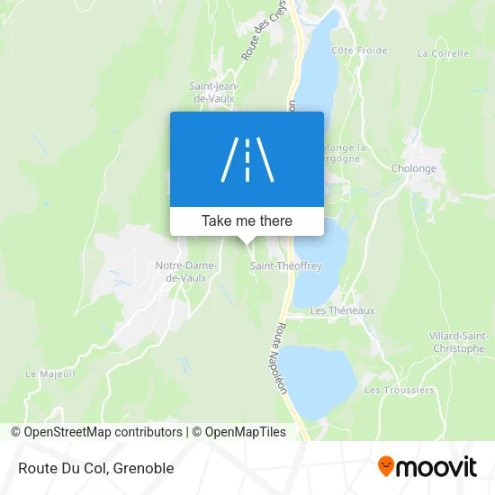 Route Du Col map