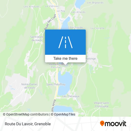 Route Du Lavoir map