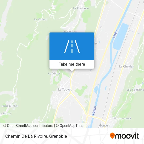 Chemin De La Rivoire map