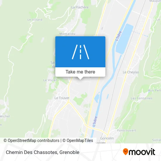 Chemin Des Chassotes map