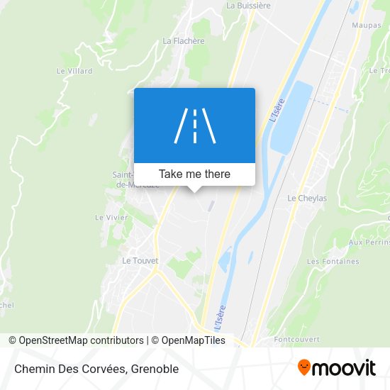 Chemin Des Corvées map