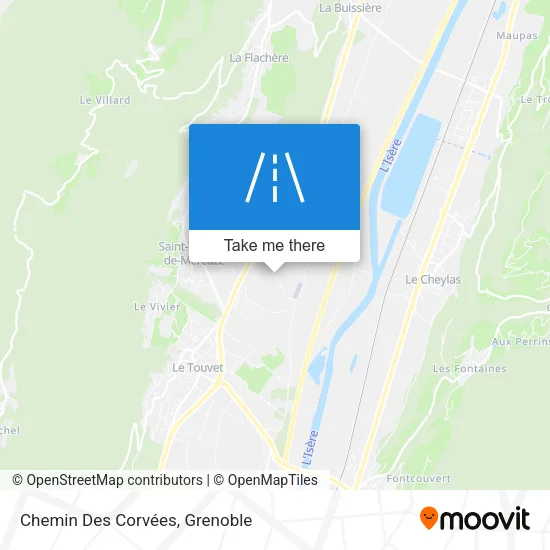 Chemin Des Corvées map