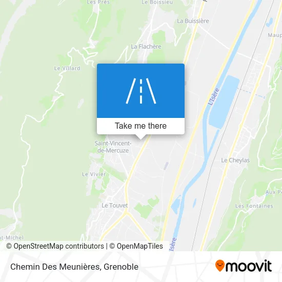 Chemin Des Meunières map