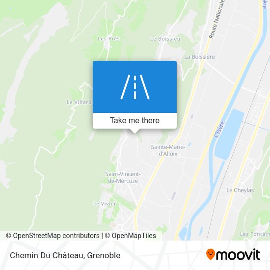 Chemin Du Château map