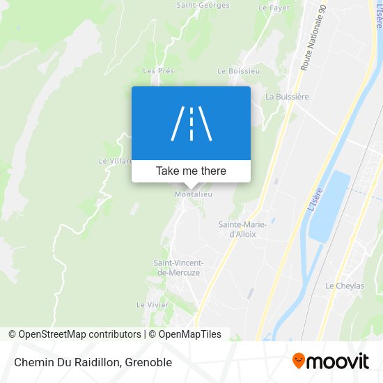 Chemin Du Raidillon map