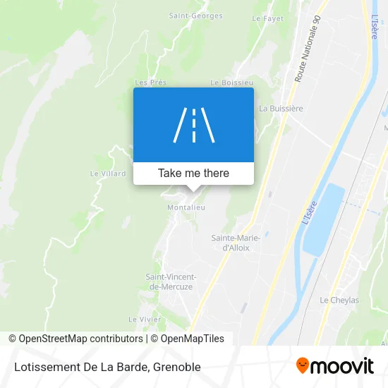 Lotissement De La Barde map