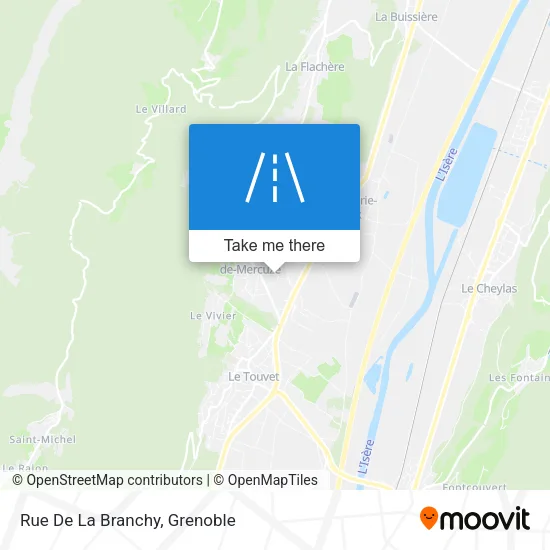 Rue De La Branchy map