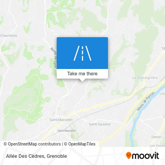 Allée Des Cèdres map