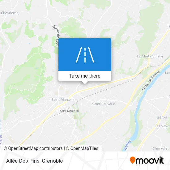 Allée Des Pins map