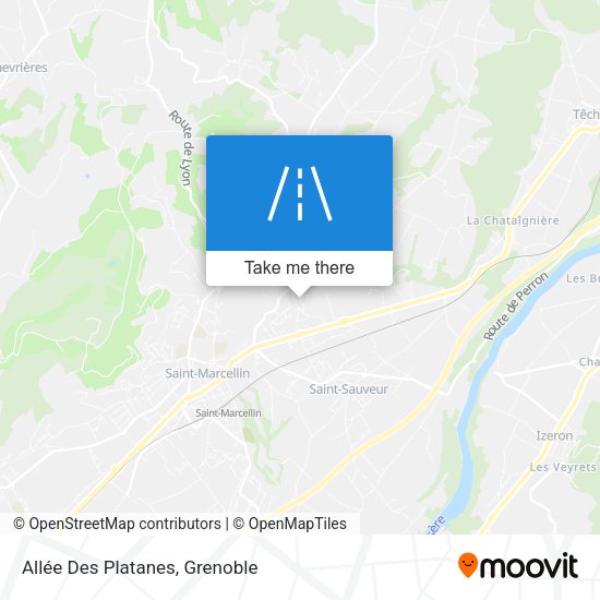 Allée Des Platanes map