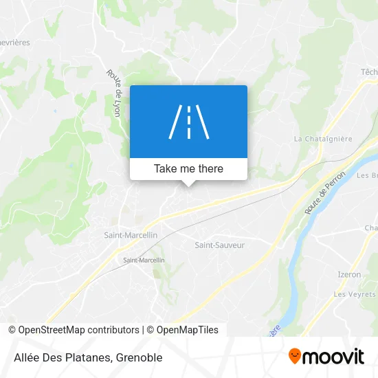 Allée Des Platanes map