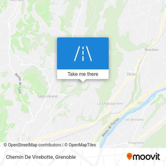 Chemin De Virebotte map