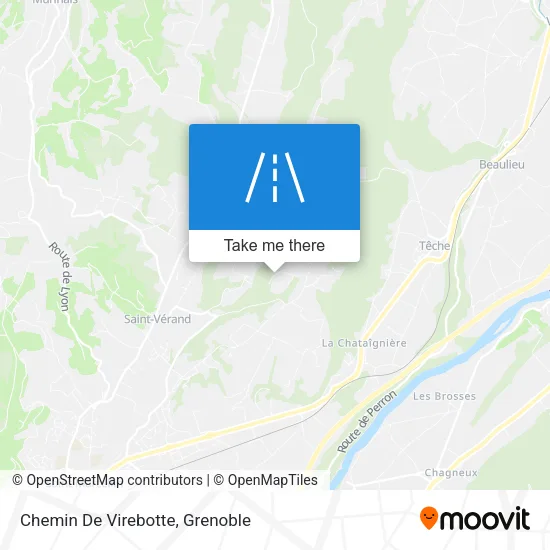 Chemin De Virebotte map