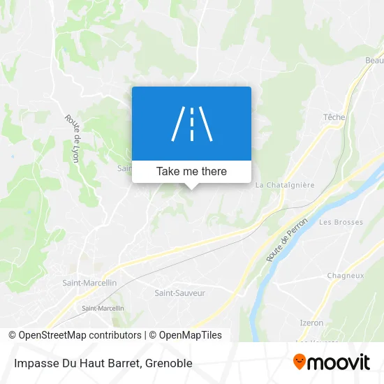 Impasse Du Haut Barret map