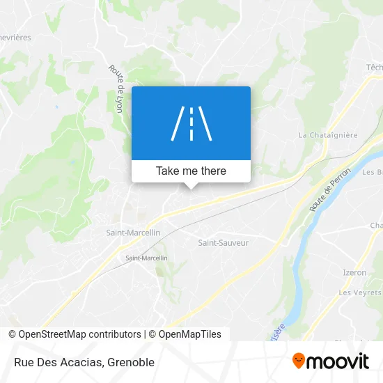 Rue Des Acacias map