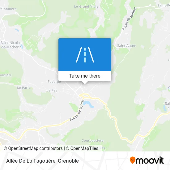 Allée De La Fagotière map
