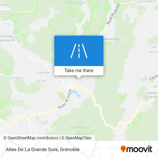 Allée De La Grande Sure map
