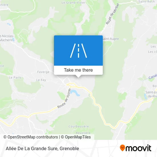 Allée De La Grande Sure map