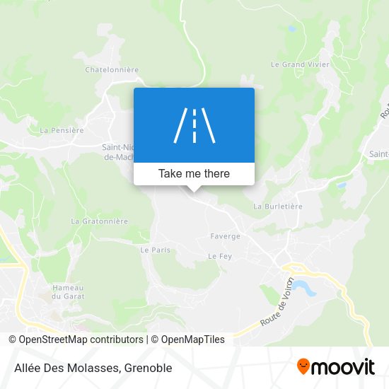 Allée Des Molasses map