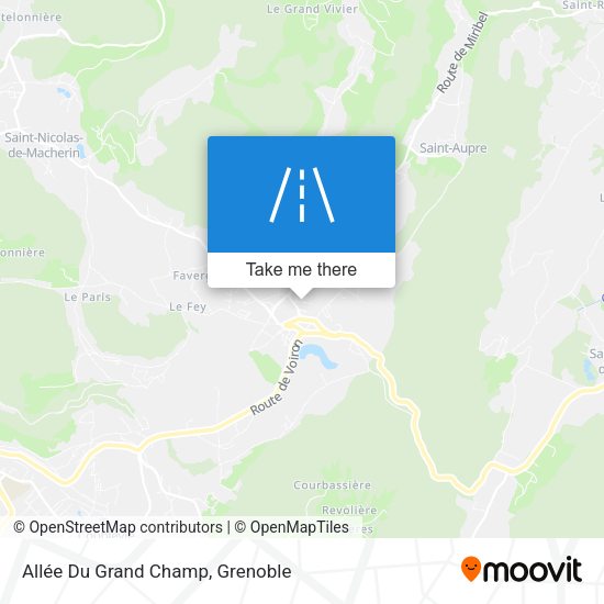 Allée Du Grand Champ map