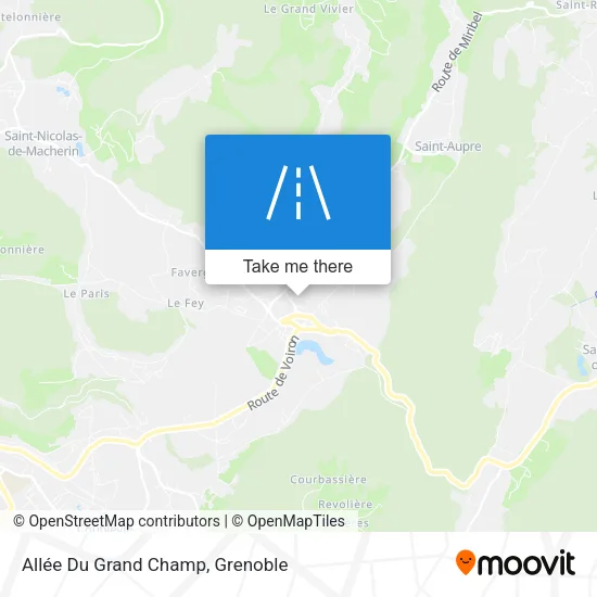 Allée Du Grand Champ map