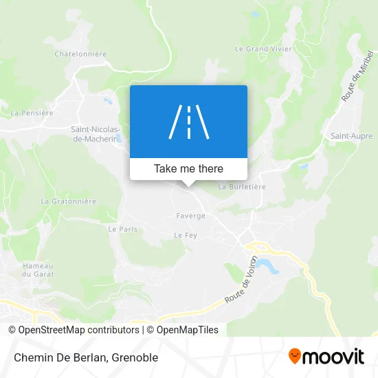 Chemin De Berlan map