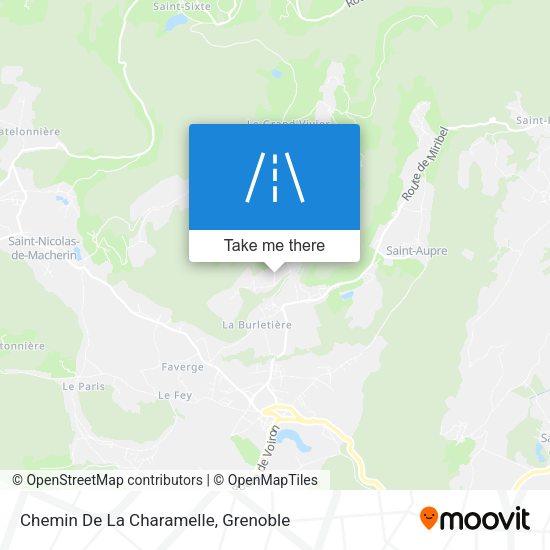 Chemin De La Charamelle map