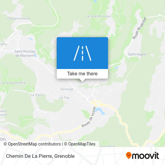 Chemin De La Pierre map