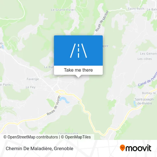 Chemin De Maladière map