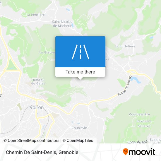 Chemin De Saint-Denis map