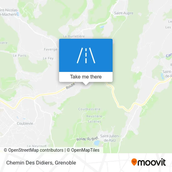 Chemin Des Didiers map