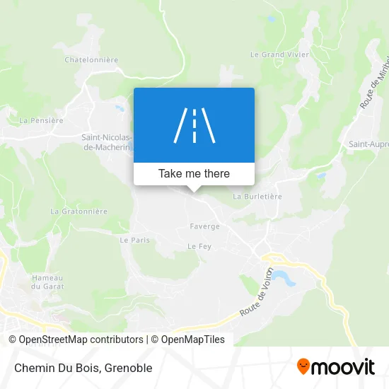 Chemin Du Bois map