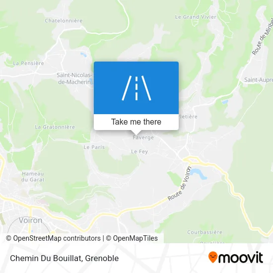 Chemin Du Bouillat map
