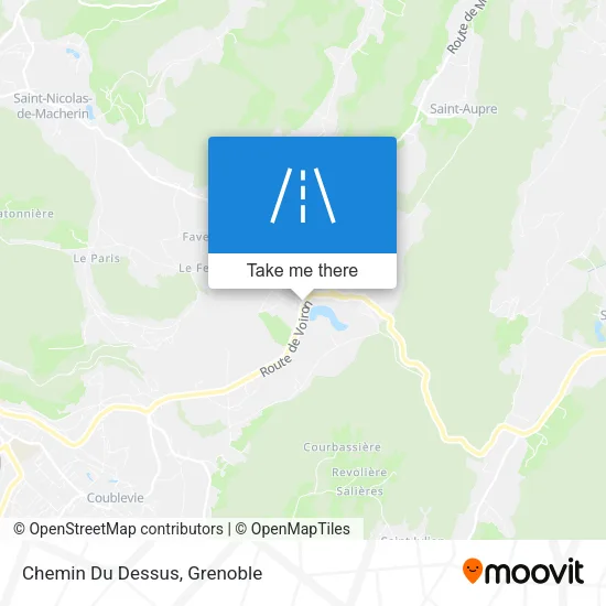 Chemin Du Dessus map