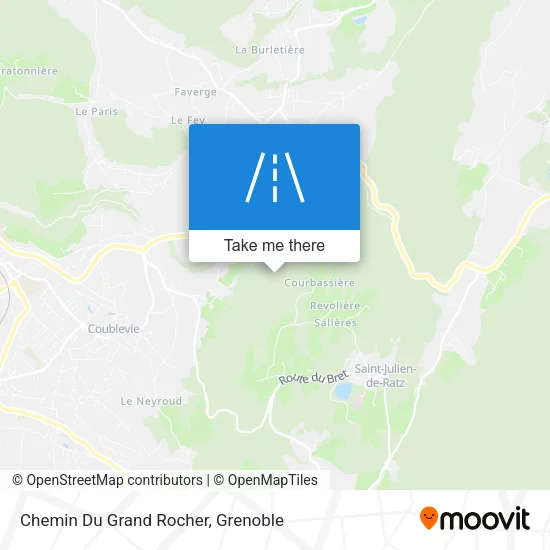 Chemin Du Grand Rocher map