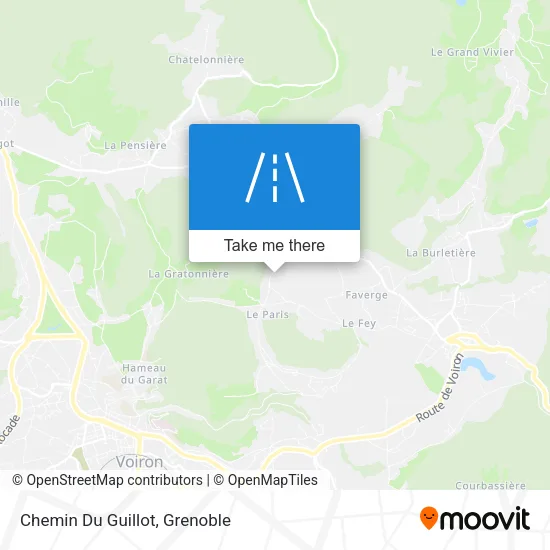Chemin Du Guillot map