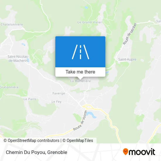Chemin Du Poyou map