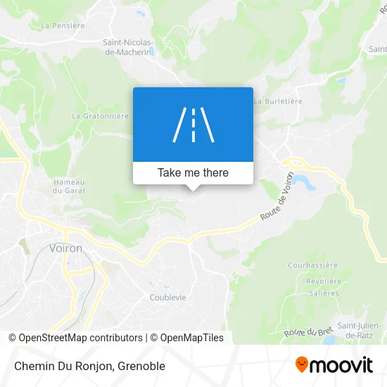 Chemin Du Ronjon map