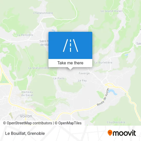 Le Bouillat map