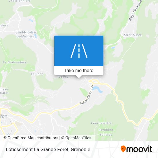 Lotissement La Grande Forêt map