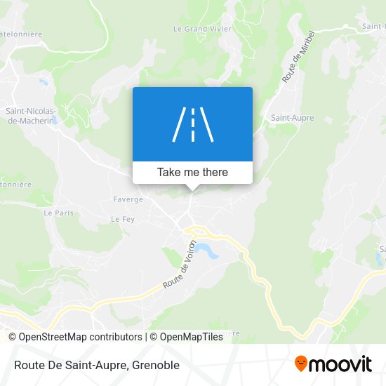 Route De Saint-Aupre map