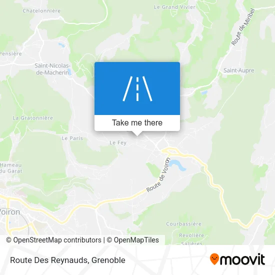 Route Des Reynauds map
