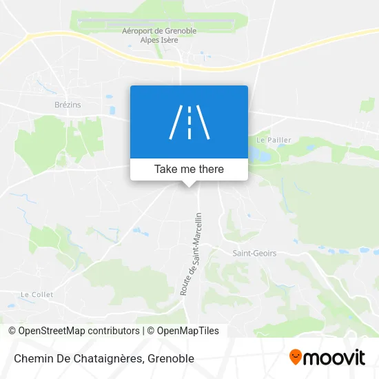 Chemin De Chataignères map