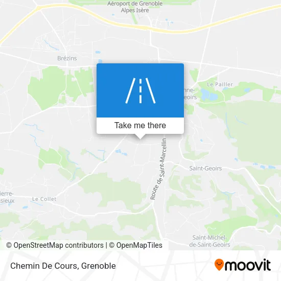 Chemin De Cours map