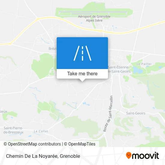 Chemin De La Noyarée map